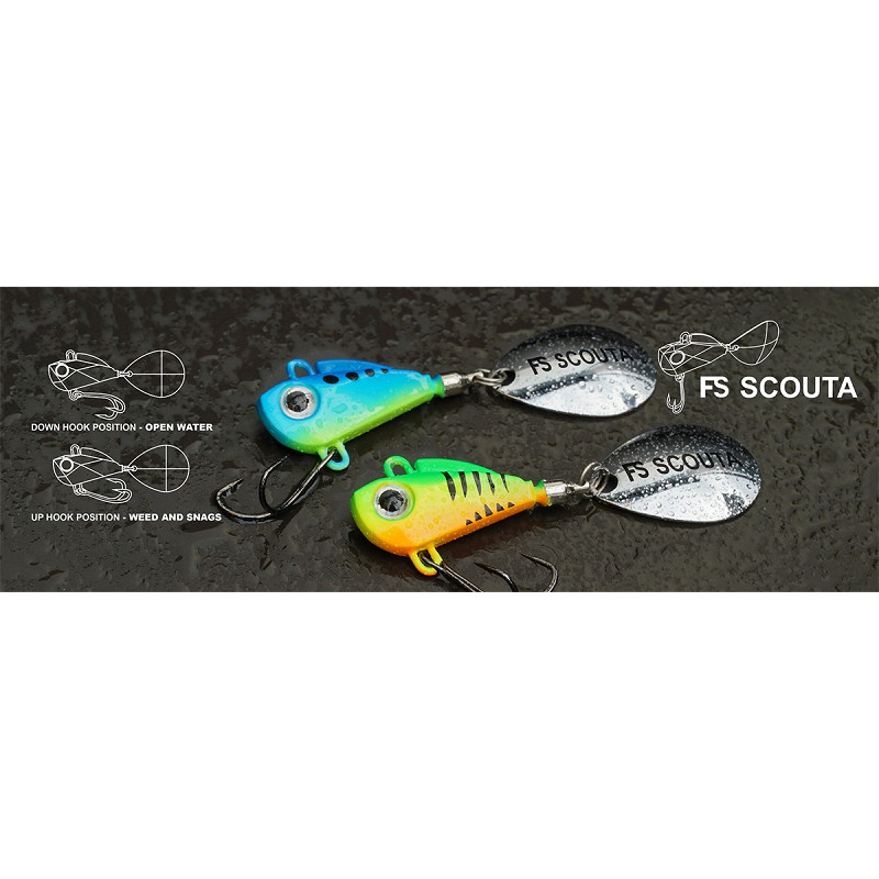 SPRO Freestyle Scouta Jig Spinner 10 g – UV Herring