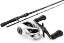 Angelrute mit Baitcaster-Rolle